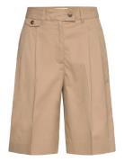 Rel Pleated Chino Shorts Beige GANT