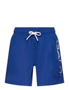 Logo Lightweight Swim Shorts Blue GANT