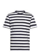 Stripe Ss T-Shirt Blue GANT