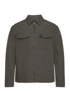 Zip Overshirt Grey Fred Perry