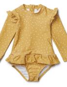 Sille Swim Jumpsuit Yellow Liewood