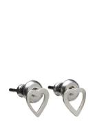 Sophia Recycled Tiny Heart Earstuds Silver Pilgrim