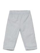 Pants Woven Stripe W. Lining Grey Huttelihut