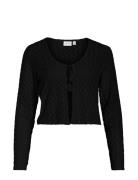 Visolira O-Neck L/S Cardigan Black Vila