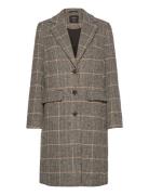 Coat Magdalena Check Grey Lindex