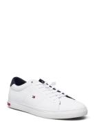 Essential Leather Detail Vulc White Tommy Hilfiger
