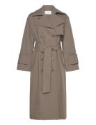 Siena Trench Coat Brown Stylein