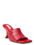 Miri Red Mule Sandals Red MIISTA