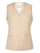 Two Color Vest Beige REMAIN Birger Christensen