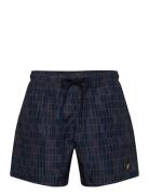 Pool Print Swimshort Navy Lyle & Scott