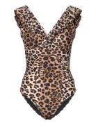 Agnescras Swimsuit Brown Cras