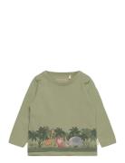 T-Shirt Ls Green Minymo