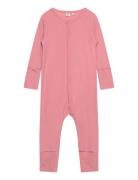 Jumpsuit Ls - Solid Pink CeLaVi