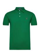 Slim Fit Stretch Mesh Polo Shirt Green Polo Ralph Lauren