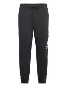 Essentials Fleece Tapered Cuff Big Logo Pants Black Adidas Sportswear