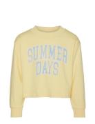 Vmbrenda Ls Slit Sweat Jrs Girl Yellow Vero Moda Girl