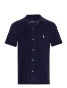 Terry Camp Shirt Navy Polo Ralph Lauren