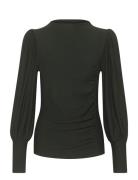 Rifagz Puff Blouse Black Gestuz