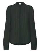 Vichikka Lace L/S Shirt- Noos Green Vila