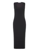 Midi-Dress With Straps Black Mango