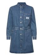 Darted Denim Shirt Dress Blue Calvin Klein Jeans