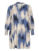 Kcbella Smock Dress Blue Kaffe Curve