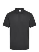 Slim-Fit Cotton Piqué Textured Polo Shirt Black Mango