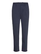 Slim Fit Technical Fabric Trousers Navy Mango