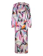 Dress In Multi Leaf Print Patterned Coster Copenhagen