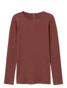 Nkfkab Ls Slim Top Burgundy Name It