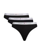 3 Pack Thong Black Tommy Hilfiger