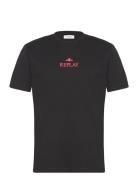 T-Shirt Regular Black Replay