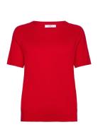 Cc Heart Ella Soft Knit Tee Red Coster Copenhagen