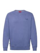 Essential Logo Crew Sweatshirt Blue Superdry