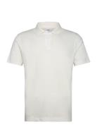 Slim-Fit Cotton-Piqué Polo Shirt Cream Mango