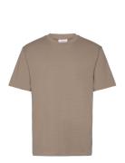 O-Neck Tee Over S/S Beige Lindbergh