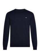 Cotton C-Neck Navy GANT