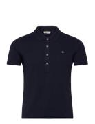 Emb Archive Shield Polo Navy GANT