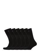 Cotton-Blend Crew Sock 6-Pack Black Polo Ralph Lauren Underwear