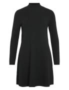 Vicomfy A-Line Rollneck Knit Dress/Su/Pb Black Vila