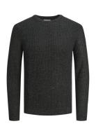 Jjelewis Knit Crew Neck Sn Grey Jack & J S