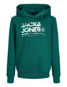 Jjluke Sweat Hood Jnr Green Jack & J S