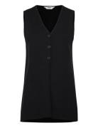 Objreynard Lo V-Neck Vest Div Black Object