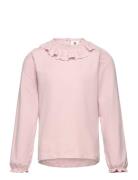 T-Shirt Ls Collar Pink En Fant