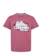 Converse Retro Sneaker Graphic Tee Pink Converse