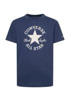 Converse Dissected Chuck Patch Short Sleeve Tee Navy Converse