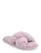 Willow Braided Fake Fur Slipper Pink Hunkemöller