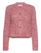 Lurex Openwork Cardigan Pink Mango