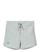 Otto Seersucker Swim Pants Blue Liewood