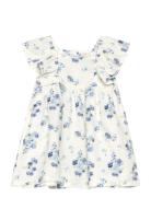 Dress Linen Aop Flower Patterned Lindex